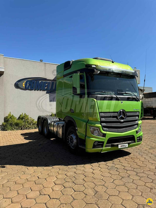 Marca/Modelo: Mercedez benz  Ano/Modelo: 22/22 Tração: 6x4 molas Quilometragem: 183k Cor: Verde