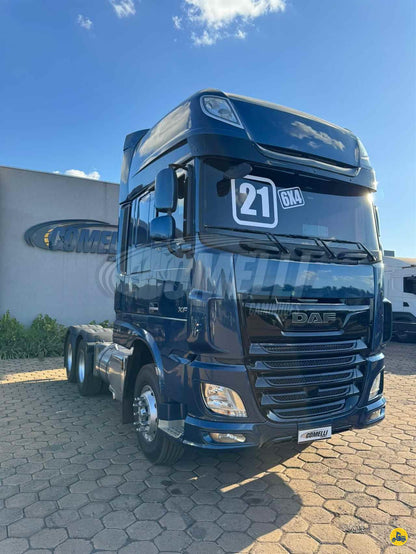 Marca/ Modelo: DAF/XF530  Ano/Modelo: 2020/2021  Quilometragem: 269k  Tração: 6x4 molas  Câmbio: Automático  Cor: Azul M